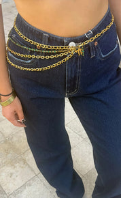 Alive & bold chain belt