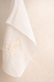Alive & bold beige muslin cloth