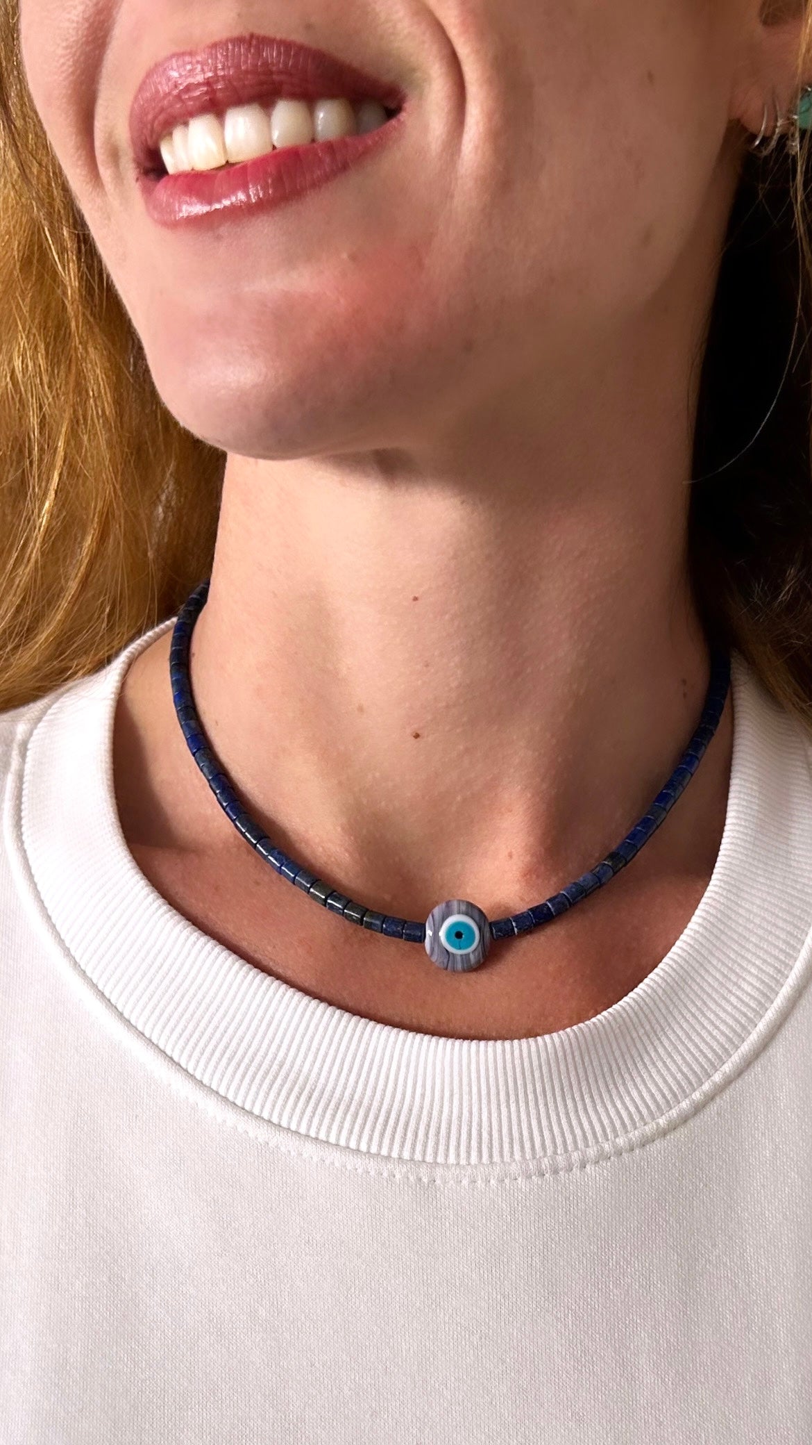Against the devil eye necklace