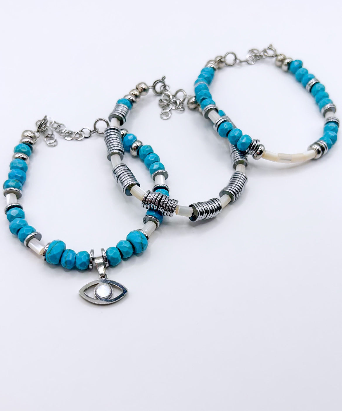 Against evil eye Turkiz bracelet