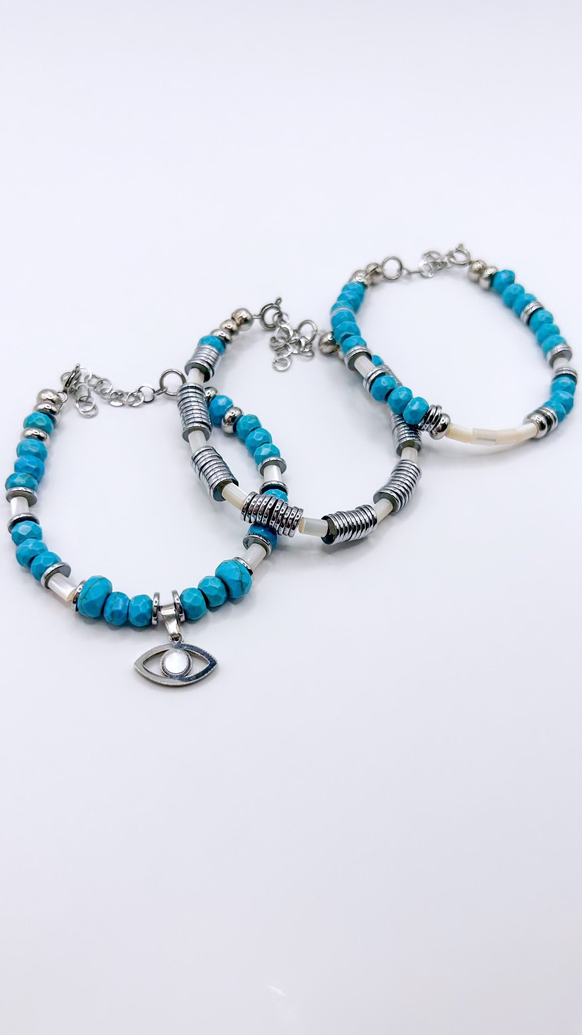 Against evil eye Turkiz bracelet