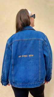 Vintage Am Israel High denim vest