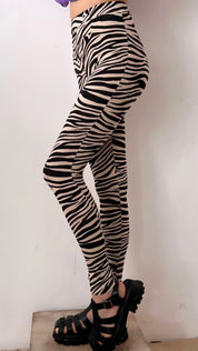 Zebra tights