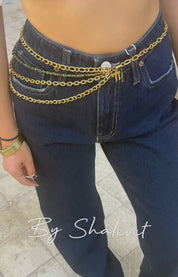 Alive & bold chain belt