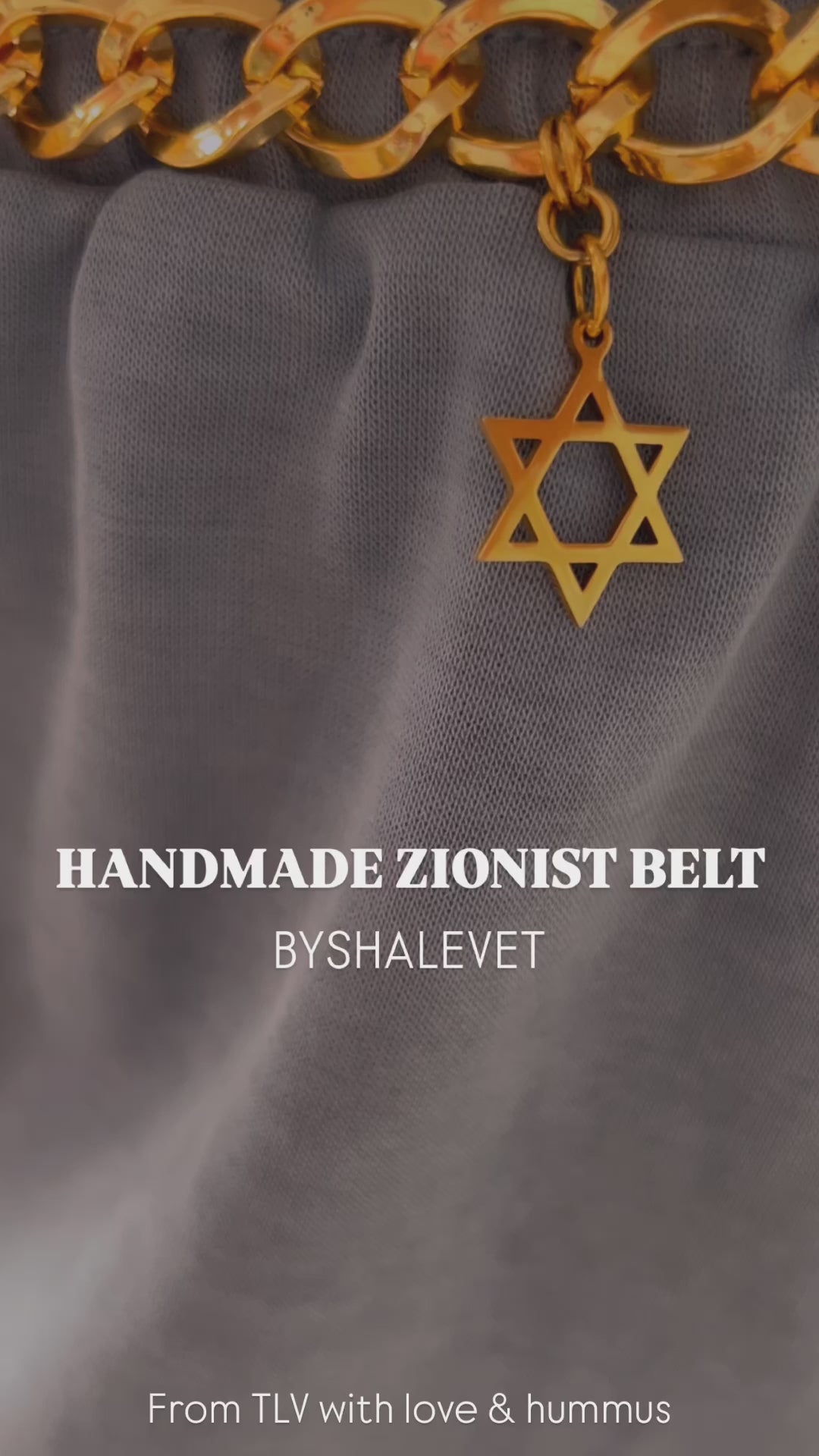 Jewish pride belt