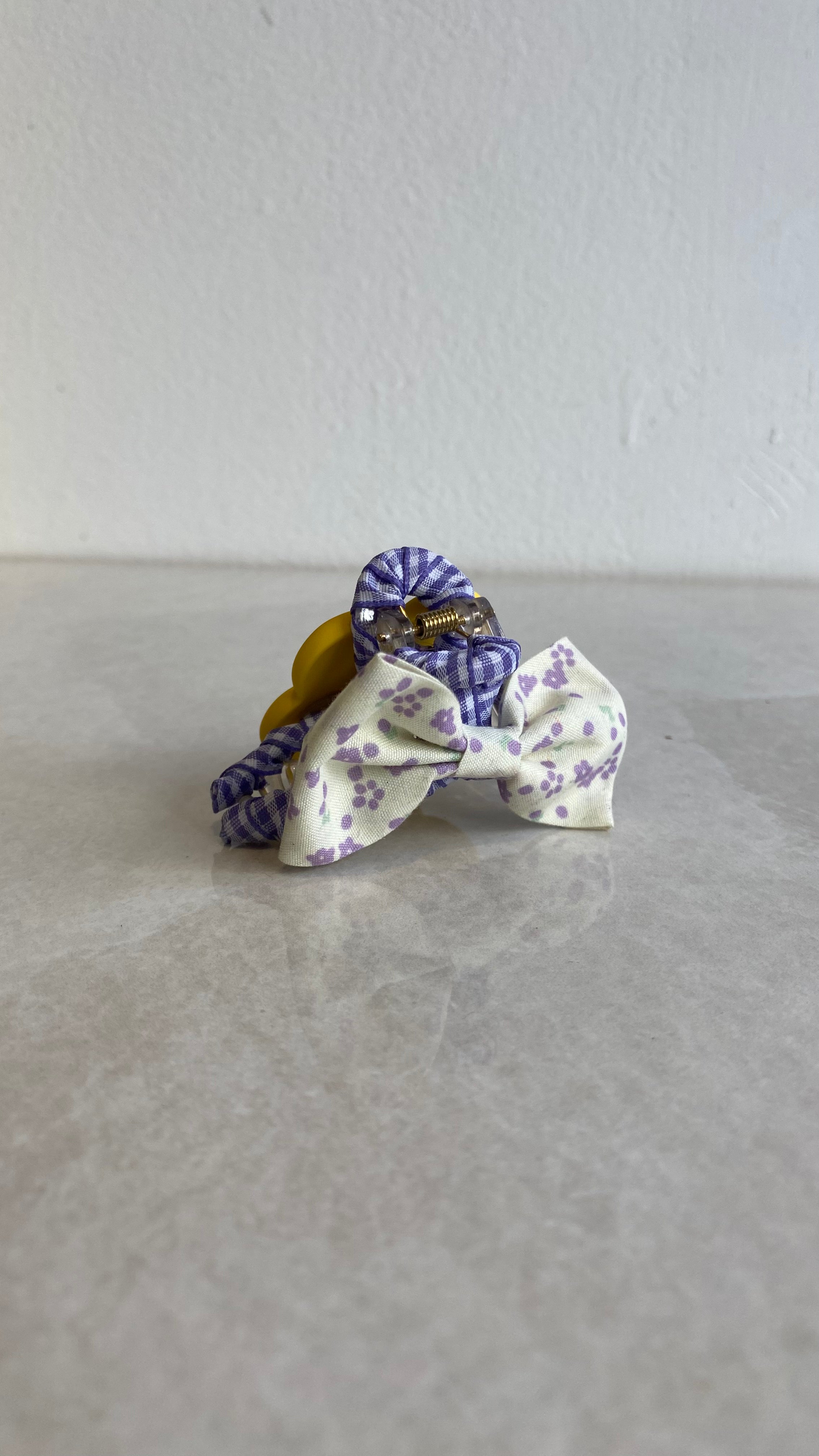Bow flower clip