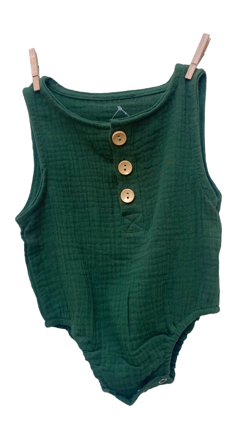 Green Theo romper