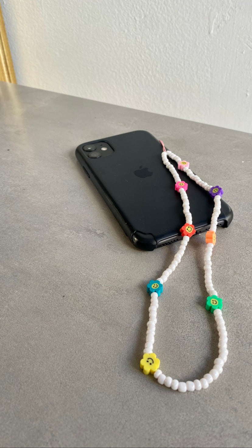 phone accessory with beads
