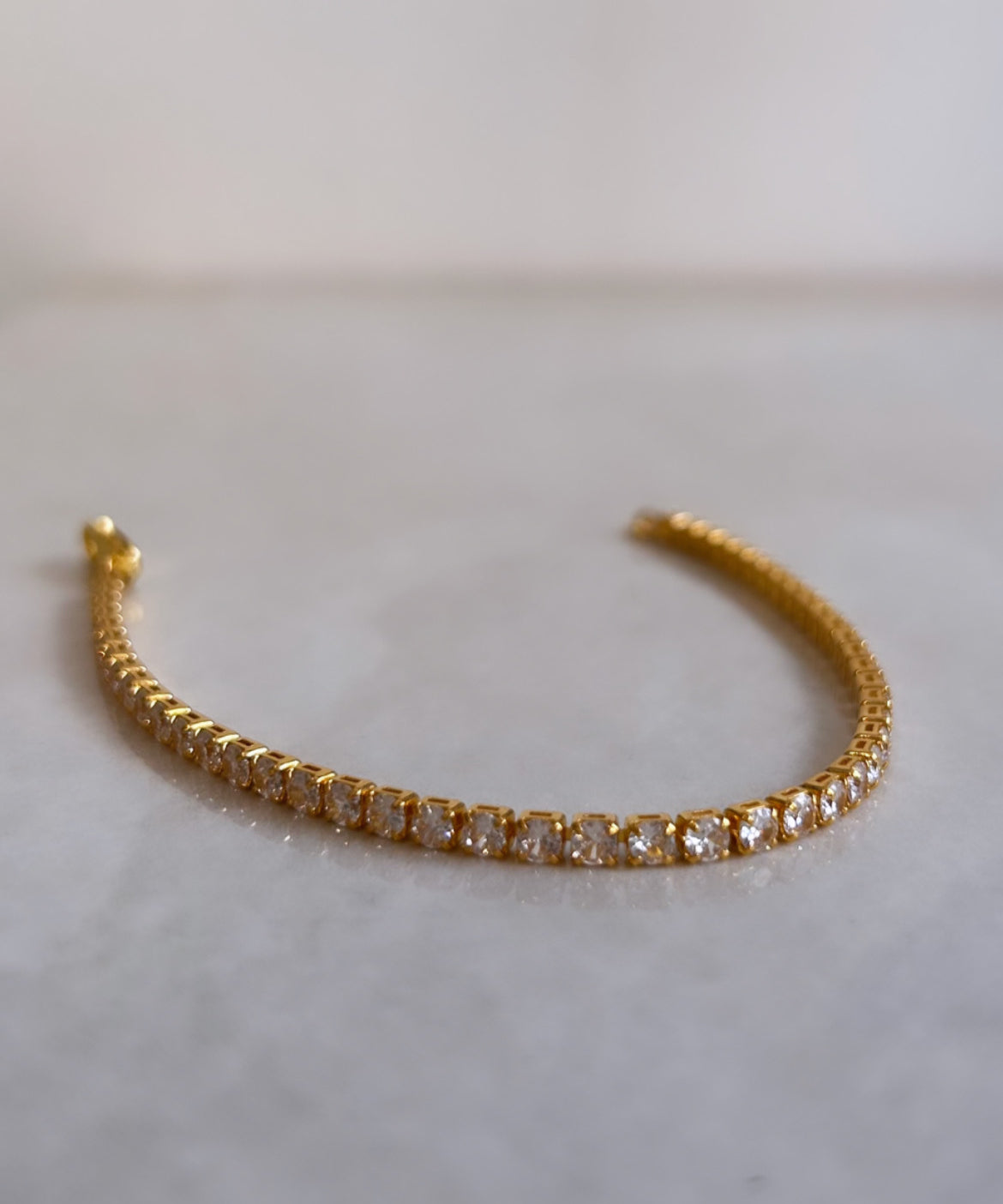 Rivière de strass bracelet