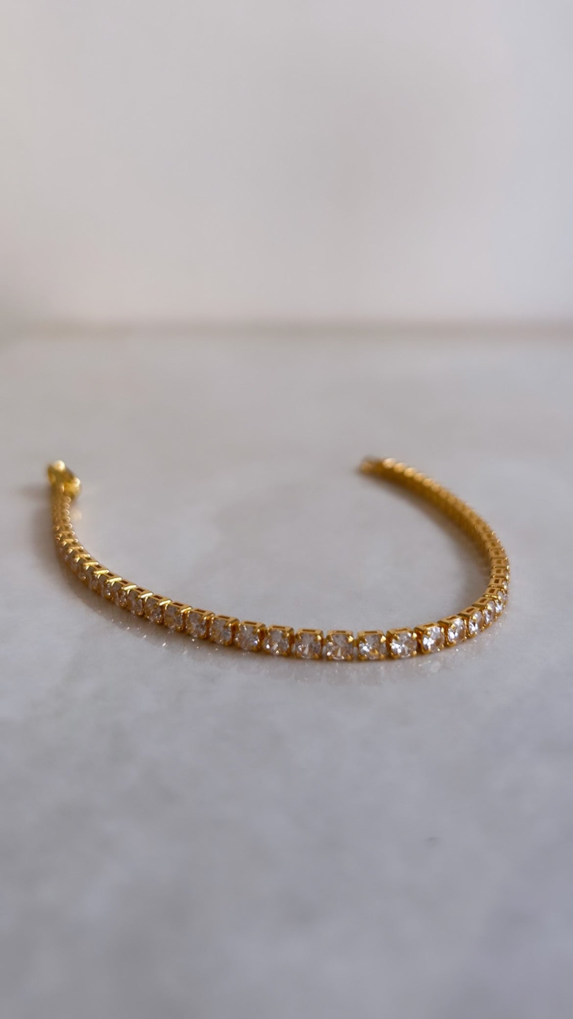 Rivière de strass bracelet