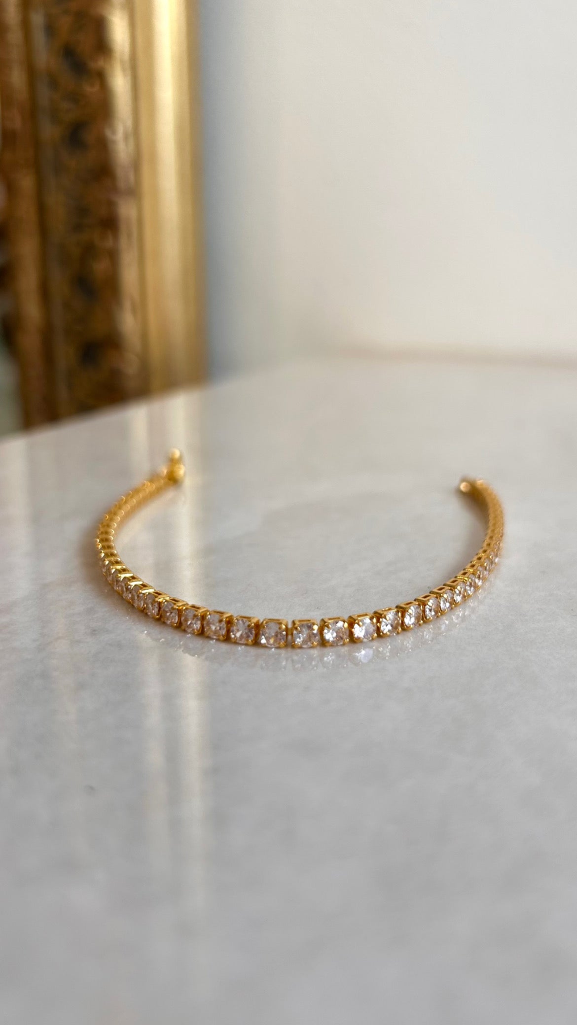 Rivière de strass bracelet