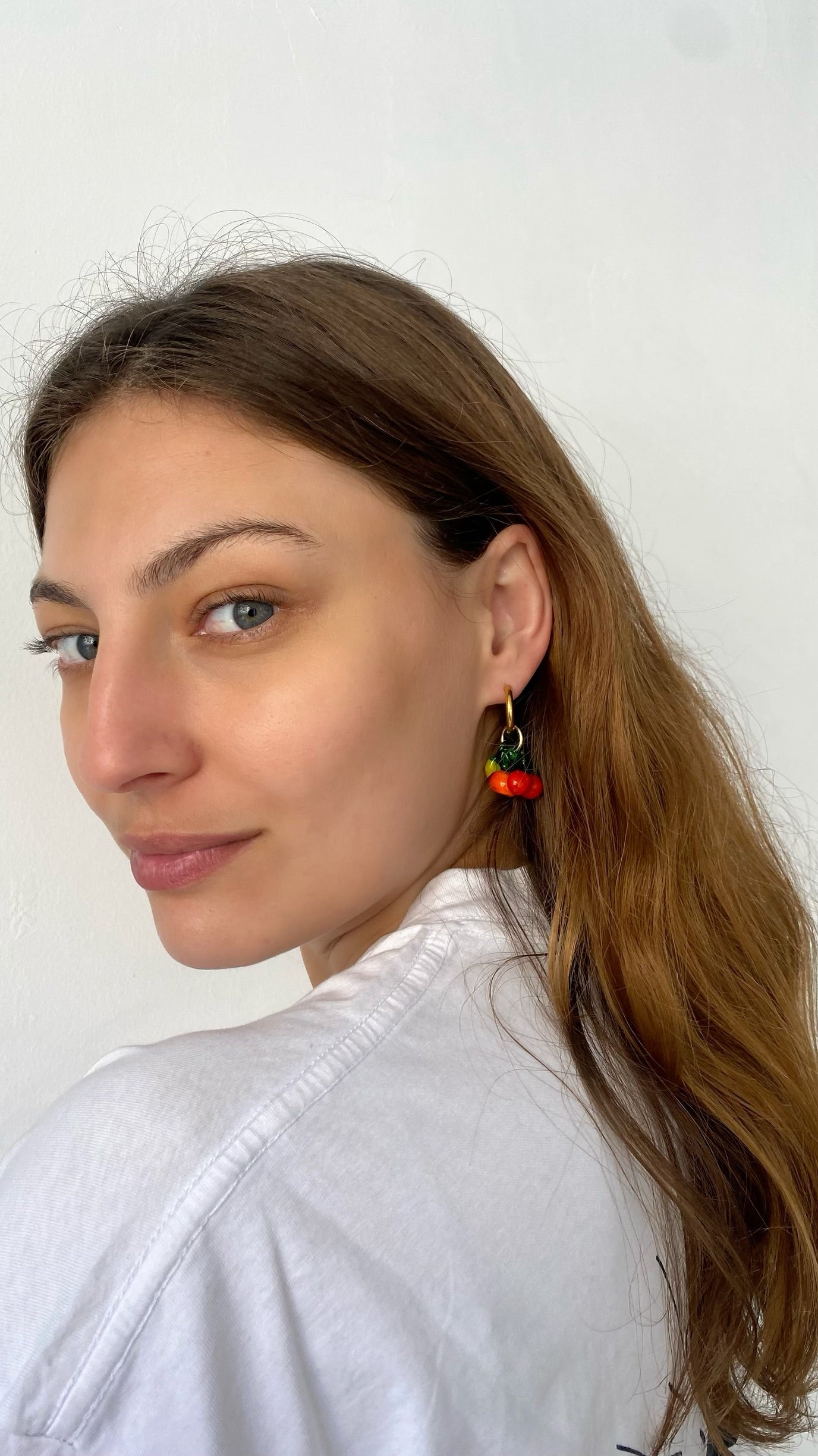 Tutti frutti earrings