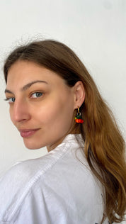 Tutti frutti earrings