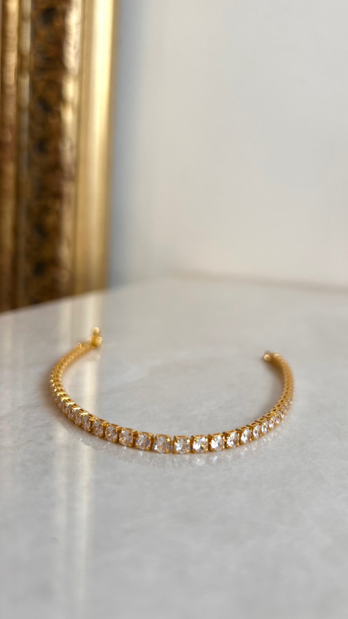 Rivière de strass bracelet