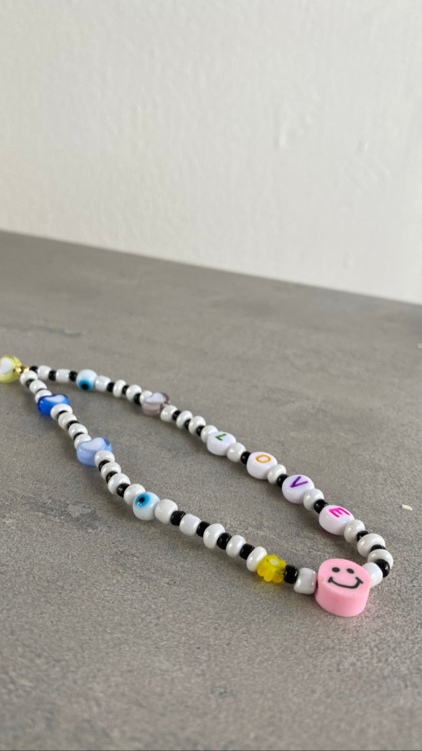phone accessory with beads