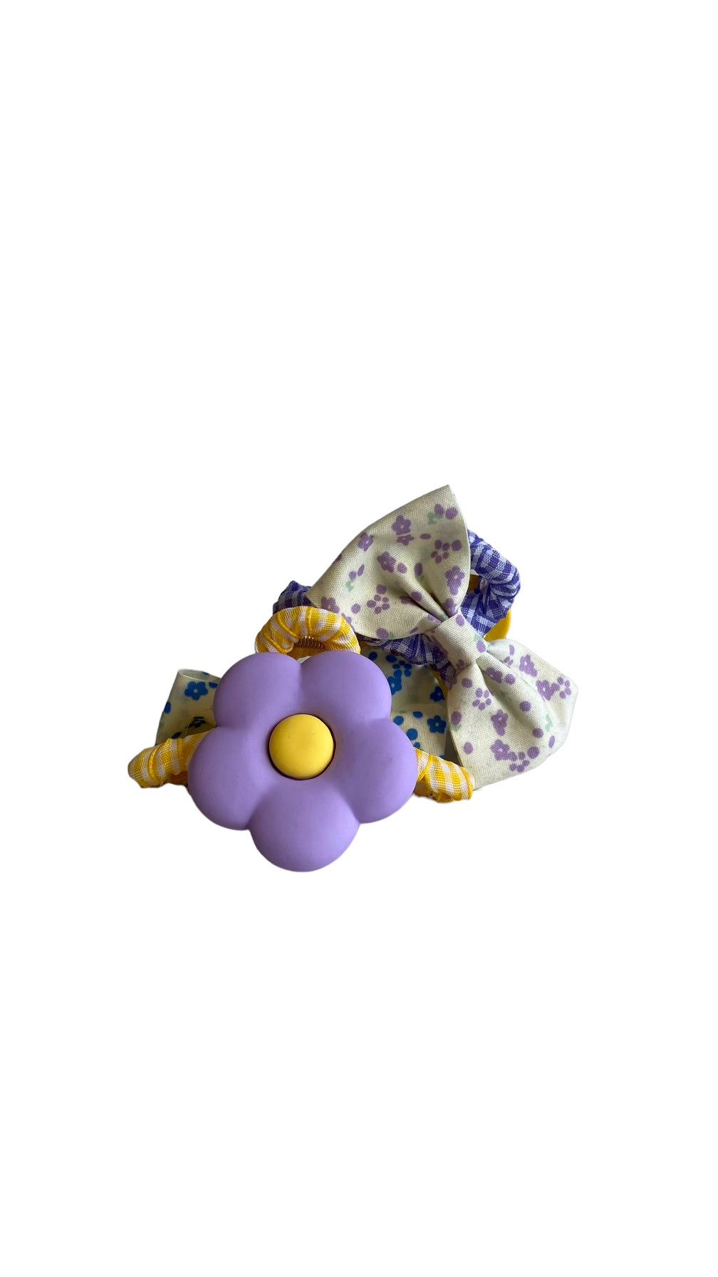 Bow flower clip